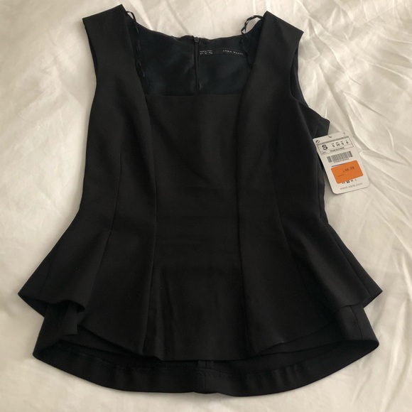 Zara Tops - Zara Basic Black Top with Tags Small